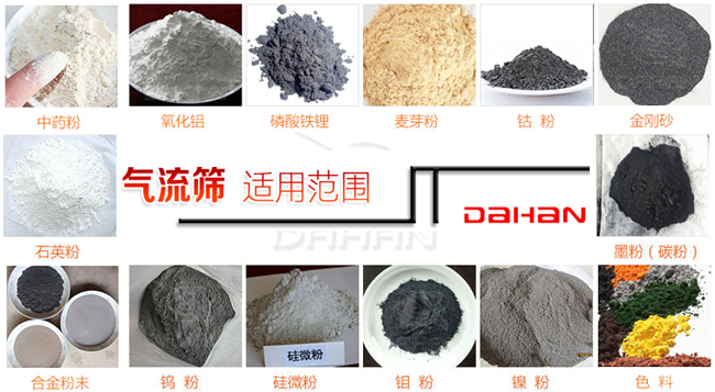 立式氣流篩應用行業(yè)
